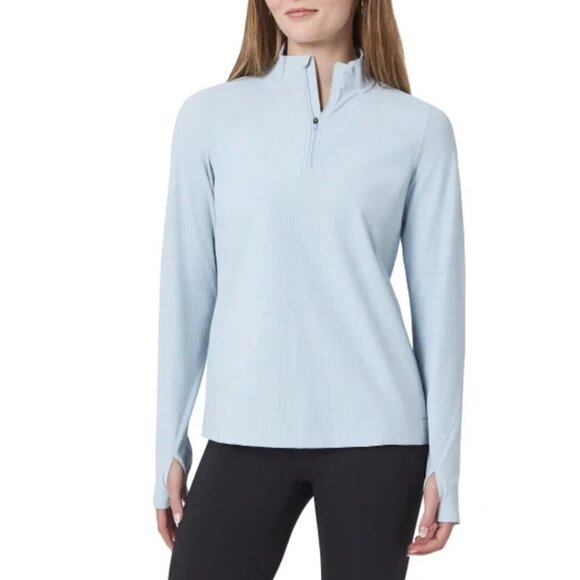 Mondetta Tops - NEW Mondetta Active Ribbed Women's M 1/2 Zip Top Side Pocket